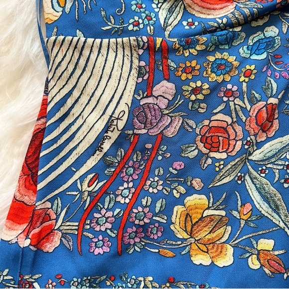 New! Rare ROBERTO CAVALLI Logo Tasseled Ruched Floral Tiger Print Crepe Top - Picture 6 of 16